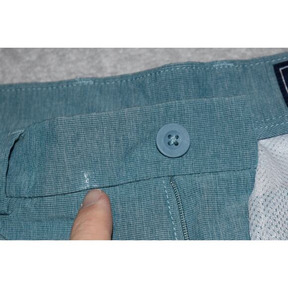 Vineyard Vines Golf Shorts Mens Size 32 Performance Flat Polyester Spandex Blue - Picture 4 of 8